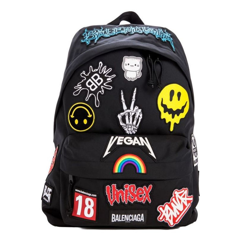BalenciagaExplorer Backpack With Gamer Patches 'Black'