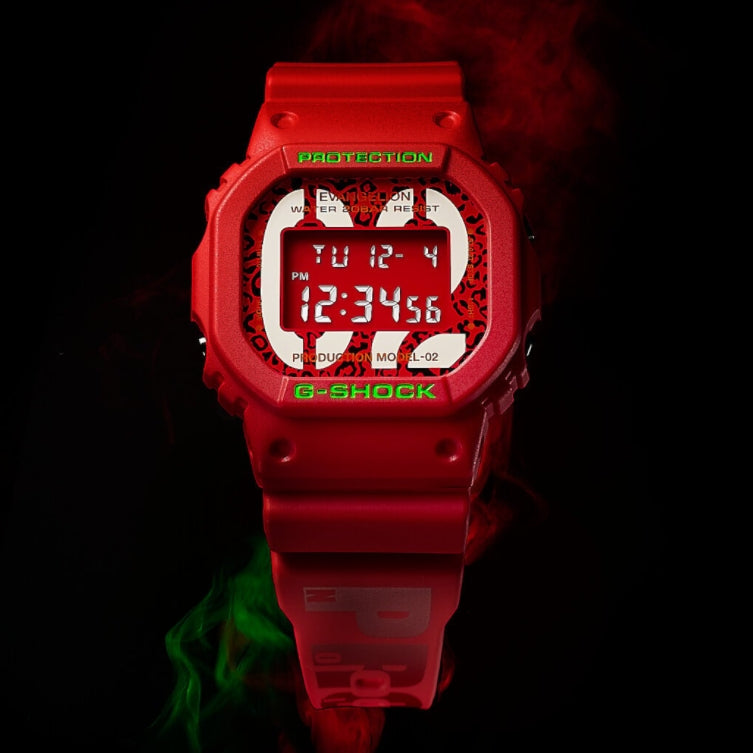 CASIOG-Shock Square 'Red'