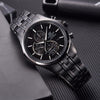 CASIOWaterproof EDIFICE Sapphire Crystal Mens Black Analog