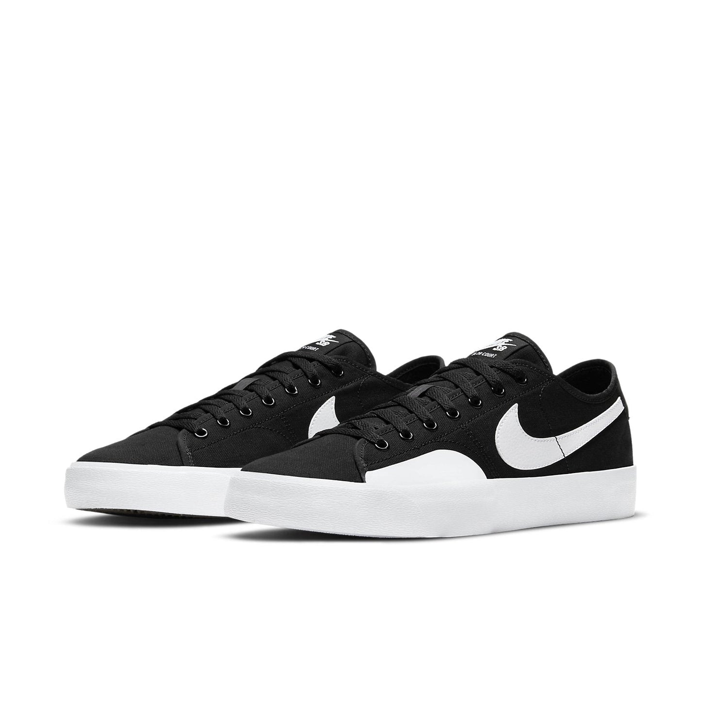 NikeBlazer Court SB 'Black White'