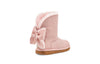 UGG(PS) Classic Mini II Cuffed Bow Pink Fleece Lined