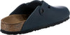 BirkenstockBoston Soft Leather Narrow Fit Mules 'Blue'