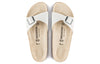 BirkenstockMadrid Birko-Flor Narrow Fit Sandals 'White'