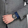 CASIOEDIFICE Waterproof Stainless Steel Strap Mens Black Analog