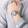 CASIOStainless Steel Waterproof For Men White Dial Mens White Analog
