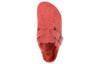Birkenstock(WMNS) Boston Shearling Suede Leather Narrow Fit 'Sienna Red'