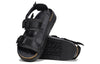 BirkenstockShinjuku Natural Leather Textile Sandals 'Black'