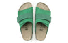 BirkenstockKyoto Nubuck Suede Leather Sandals 'Bold Green'