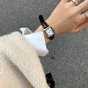 CASIODRESS Series Dial Brown Belt Quartz WhiteDial Plate WhiteBrown Analog