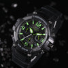 CASIOWaterproof Sports Mens Black Analog