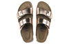 Birkenstock(WMNS) Arizona Soft Footbed Natural Leather Narrow Fit 'Metallic Copper'