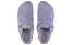 BirkenstockBoston Shearling Suede Leather Coated Narrow Fit 'Purple Fog'