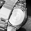 CASIOCouple Waterproof Stainless Steel Strap SilverWhite Analog