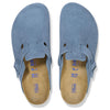 BirkenstockBoston Soft Footbed Suede Leather Narrow Fit Shoes 'Elemental Blue'