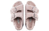 Birkenstock(WMNS) Arizona Big Buckle Shearling Narrow 'Teddy Crystal Rose'