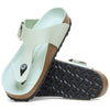 BirkenstockGizeh Big Buckle Natural Leather Patent Narrow Fit Sandals ' High Shine Surf Green'