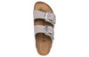 Birkenstock(WMNS) Arizona Big Buckle Nubuck Leather Narrow Fit 'Dove Gray'