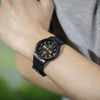 CASIOQuartz Waterproof Black Dial Mens Black Analog