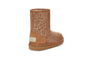 UGG(PS) Classic II Glitter Leopard Fleece Lined Brown