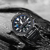 CASIOSapphire Crystal Waterproof Sports Mens Black Analog/Digital Combo