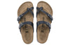 Birkenstock(WMNS) Mayari Waxy Leather Narrow Fit 'Blue'