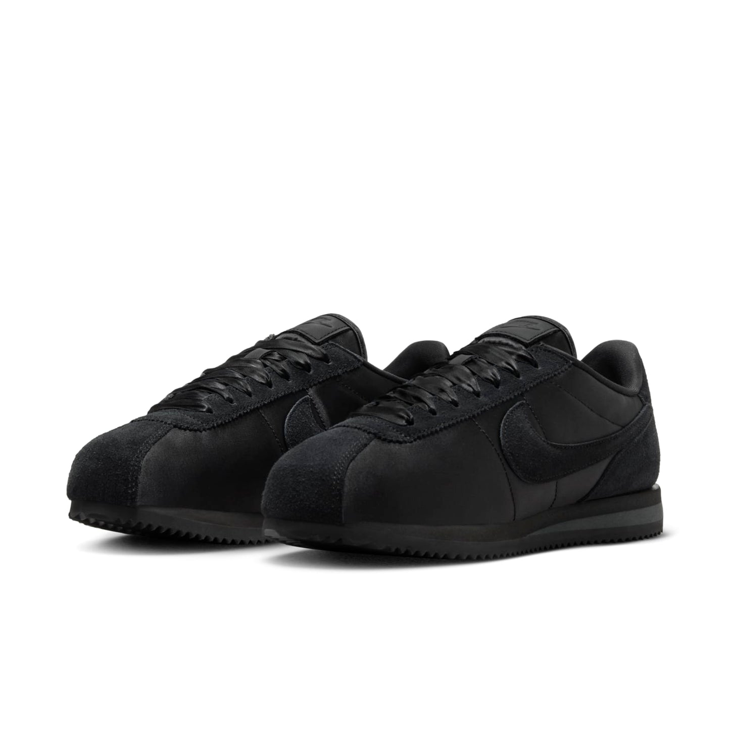 Nike(WMNS) Cortez Textile Satin 'Triple Black'