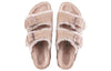 Birkenstock(WMNS) Arizona Shearling Suede Leather Sandals 'Light Rose'
