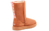 UGG(WMNS) Classic Short II Graphic Logo 2.0 Fleece Lined