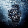 CASIOG-Shock Analog 'Black Titanium Blue'