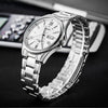 CASIOWaterproof Stainless Steel Strap Quartz Mens Silver Analog
