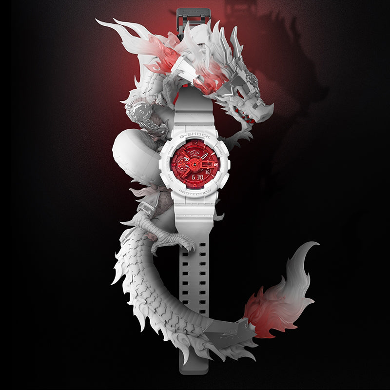 CASIOG-Shock Analog-Digital 'White'