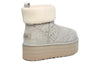UGG(WMNS) Classic Mini Platform Felted 'Grey'