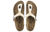 BirkenstockGizeh Birko-Flor Graceful Narrow Fit Sandals 'Pearl White'