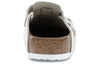 Birkenstockx Stssy Boston Suede Embossed 'Bone'