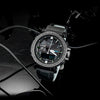 CASIOWaterproof Sports Solar Powered Mens Black Analog/Digital Combo