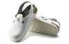 BirkenstockTokio ESD Natural Leather Sandals 'White'