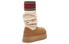 UGG(WMNS) Classic Sweater Letter Boot 'Chestnut'