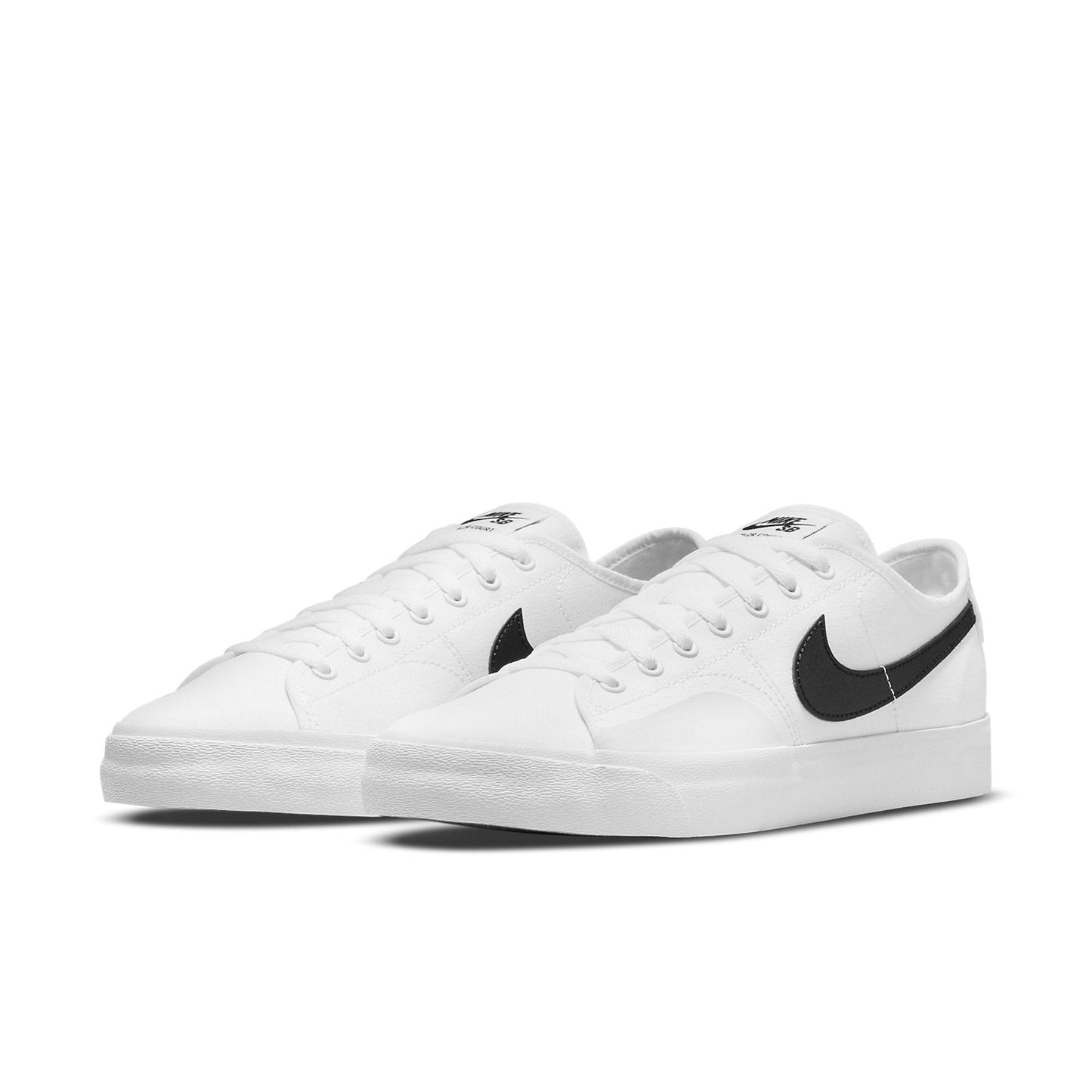 NikeBlazer Court SB 'White Black'
