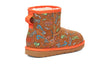 UGGClassic Mini Graffiti Fleece Lined Big Boys Brown