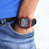 CASIOG Shock Waterproof Mens Black/Red Digital