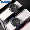 CASIOWaterproof Mens Blue Analog/Digital Combo