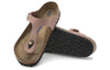 BirkenstockGizeh Soft Footbed Nubuk Leather Narrow Fit Sandals 'Geo Camo Khaki'