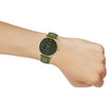 CASIOQuartz Waterproof Mens Dark Green Analog