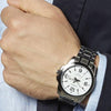 CASIOSTANDARD Steel Band Men's White Stainless Steel Strap White Dial Mens White Analog