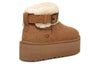 UGG(WMNS) Ultra Mini Belted Roller Boot 'Chestnut'