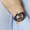 CASIOMen's ENTICER Wrist Red/Brown Waterproof Mens Red/Brown Analog