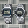 CASIOWaterproof Sports Unisex Mens Silver Digital