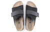BirkenstockKyoto Nubuck-Suede Leather Narrow Fit Sandals 'Midnight Blue'