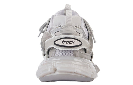 (WMNS) Balenciaga Track Clear Sole Daddy Shoes Grey 647741W3BM41200