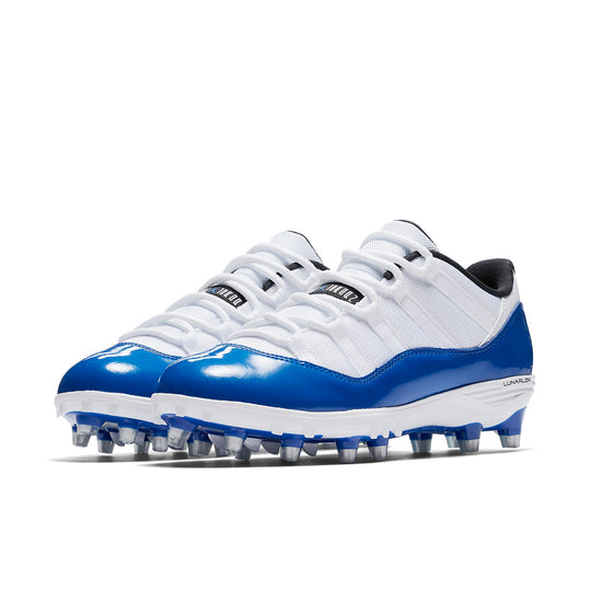 Air Jordan 11 Retro Low Cleat 'White Blue' AO1560-107